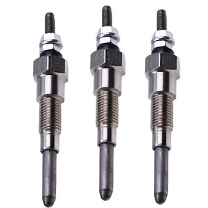 3X Glow Plug SBA185366220 for New Holland Tractor TC24D T1010 Case IH DX18E