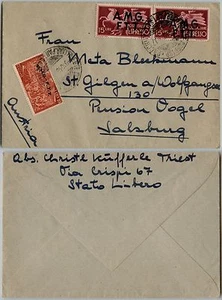 TRIESTE AMG FTT-10 L Risorgimento+due 15 L Esp(23+EX1)-Busta Trieste 9.10.1948 - Picture 1 of 1