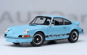 Porsche 911 Carrera 2.7 RS Grand Prix blue/black stripes 1:18 AUTOart 78032 - Bild 1 von 13
