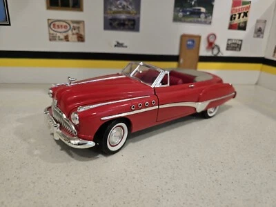Motormax 1:18 Scale Diecast Car 1949 Buick Red - Image 1 of 4