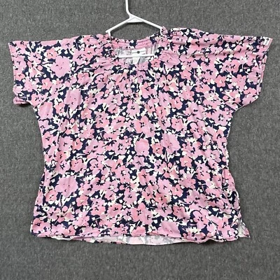 Camisa Médica Strictly para Mujer XL Rosa Floral Por Todas Partes Foto 1 de 4