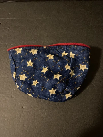 Longaberger 2001 Inaugural Basket LINER ONLY Red White and Blue Cover