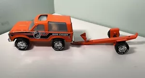Vintage Nylint Orange Ford Bronco Bass Chaser And Boat Trailer - Picture 1 of 13