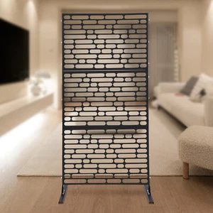 Metal Privacy Screen Outdoor for Patio, Garden, Fence, Balcony Decor - Picture 1 of 15