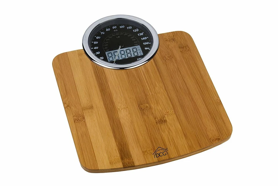 Bilancia pesa persone bamboo PW3595 DCG digitale elettronica 180 kg 100 gr mshop