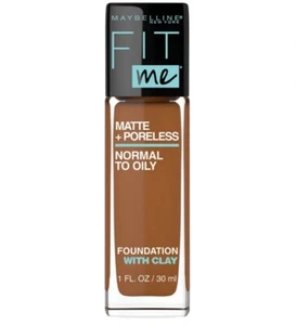 Maybelline Fit Me Foundation Matte + Poreless (1oz/30mL) 360 BROWN - Picture 1 of 1