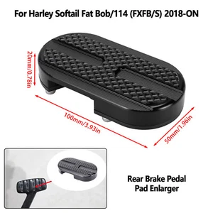 Bremspedals Hinten Vergrößerung Für Harley Fat Bob/114 FXFBS 2018-ON Brake Pedal - Picture 1 of 12