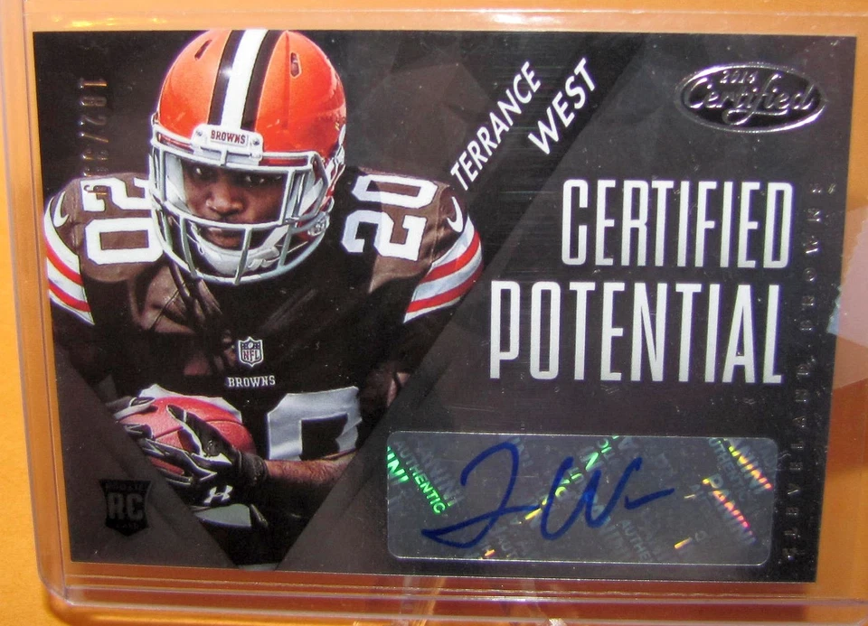 TERRANCE WEST - 2014 Certified Potential Rookie Autograph /399 - Browns RC - Image 1 of 1