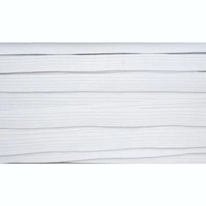 Premium Braided Elastic 9mm WHITE Per Metre - Picture 1 of 1