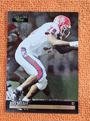 1995 Pro Line Silver 🏈 Football Card #336 Billy Milner DT Miami Dolphins  - Image 1 of 2