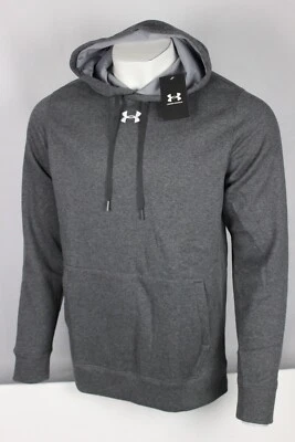 Sudadera con capucha para hombre Under Armour Hustle polar manga larga gris 1300123 091 Foto 1 de 4