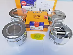 Toyota 22R 22RE 22REC Pistons & Rings +.040 Oversize Pickups & 4runner 85-95 - Picture 1 of 6