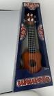 Ukulele Guitar Musical Instrument Plastic Wooden Color Hawaiian Tiki Decor ST73