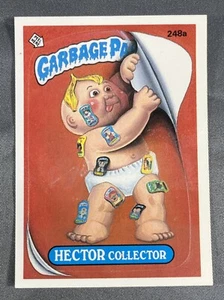 1986 Topps Garbage Pail Kids Series 6 HECTOR COLLECTOR 248a GPK Trading Card - Picture 1 of 2