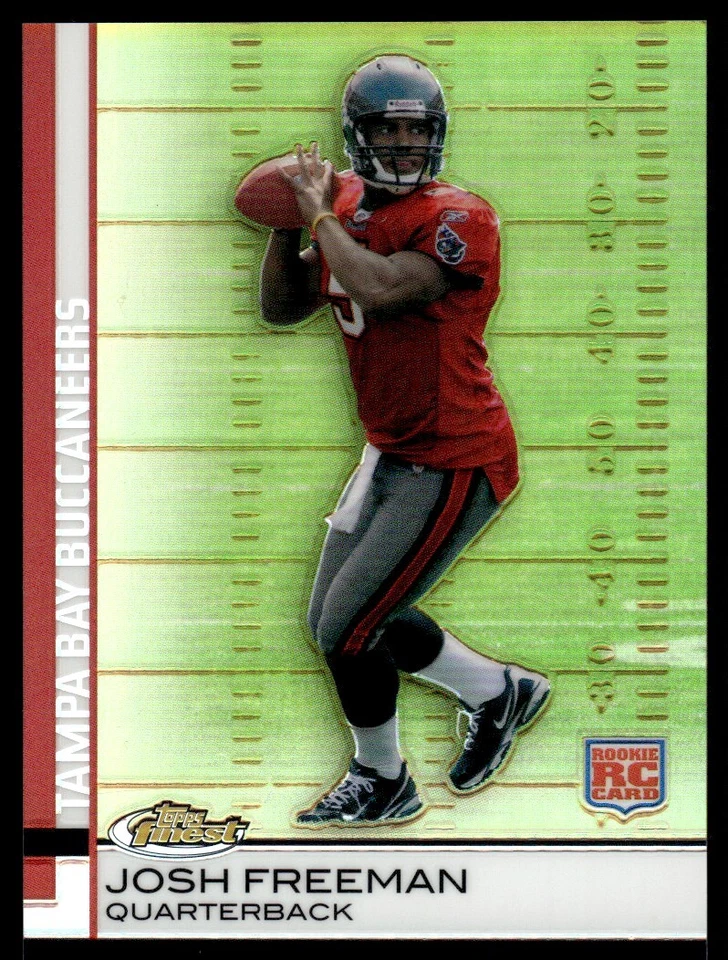2009 Finest Gold Refractor Josh Freeman RC 44/75 Bucs #61 *Noles2148* - Image 1 of 2