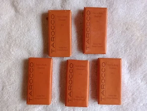 5 TAROCCO Face & Body Cleanser Seife SICILIAN BLOOD ORANGE 28g Reise Hotel - Bild 1 von 3