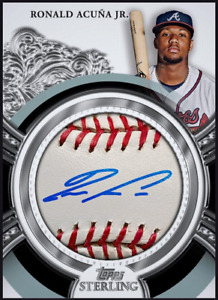 2023 Topps Sterling Baseball Autograph RARE MVP Ronald Acuna Jr SIG Digital Card
