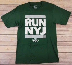 T-shirt Fanatics NFL Pro New York Jets uomo taglia S FUN DMC verde ufficiale B9 - Foto 1 di 8