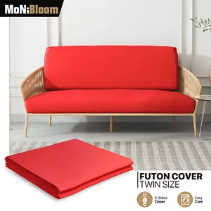 Coprifuton elasticizzati rossi gemelli copridivano letto lavabile - Foto 1 di 10