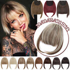 Thick/Thin Bang 100% Real Hair Extension Clip In Front Fringe As Human Hairpiece