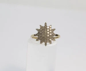 GEMPORIA 9CT GOLD AND DIAMOND RING 0.75 CARAT SIZE O - Picture 1 of 9