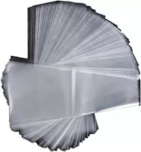 1 Pack 100Pcs Clear Flower Bouquet Bag Plastic Sleeve Bags Flower Bouquet Bags R - Picture 1 of 12