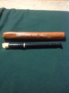 LMI Recorder Soprano 650502B Made in Korea - With Brown Case - Picture 1 of 5