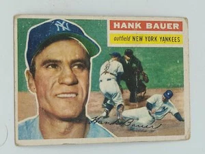 1956 Topps #177 Hank Bauer White Back - Picture 1 of 2