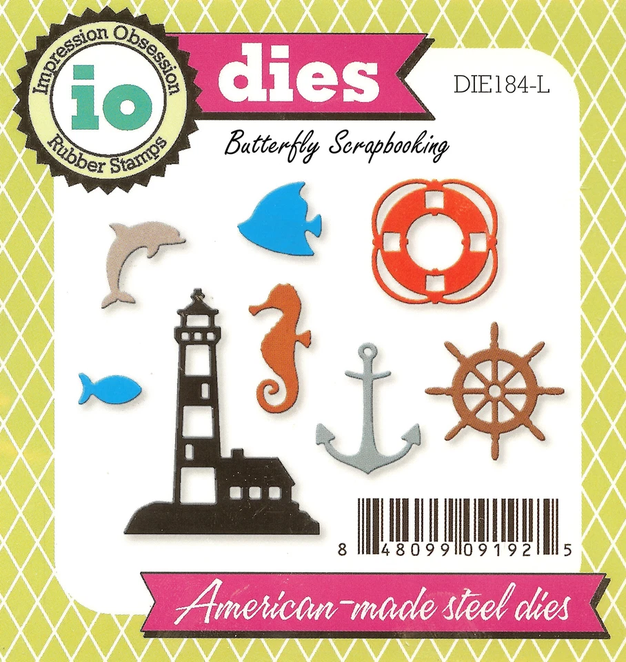 Impression Obsession Mini Nautical Die Set Die184-l Ship