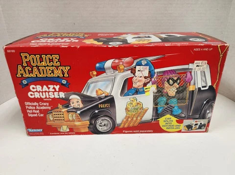 1989 Police Academy CRAZY CRUISER Police Squad Car Vehicle Vintage Kenner NOS Cover