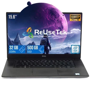 Dell Precision 5510 15.6" Xeon E3-1505M 2.8GHz 32GB RAM 500GB SSD Quadro M1000M - Picture 1 of 21