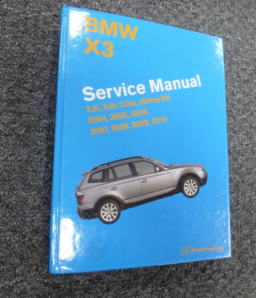 BMW X3 2.5i 3.0i 3.0si xDrive30i 2004-2007 manual de reparación de servicio de taller 2005 2006 Foto 1 de 1