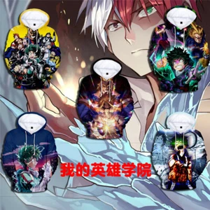 Anime My Hero Academia ONE'S JUSTICE 3D Print Pullover Hoodie Sweatshirt - Picture 1 of 29