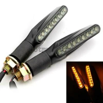 Mini señales de giro LED de plástico de 3,3" para Honda Nighthawk 750 CB750 Foto 1 de 4