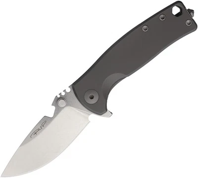 DPx Gear HEST Urban Framelock Gray Titanium Folding M390 Pocket Knife HSF050 - Image 1 of 2