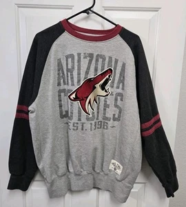 NHL Arizona Coyotes OTH Old Time Hockey Causeway Collection Hoodie L - Picture 1 of 3