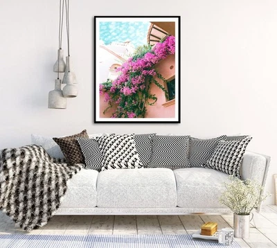Beach Ocean Relaxing Wall Art Poster Print BS100-40_Beach mockup 1 - Image 1 of 4