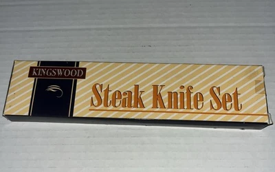 Juego de cuchillos Kingswood vintage para 4 nuevos en caja Foto 1 de 2