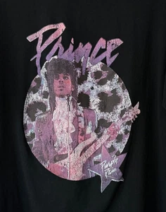 Prince Distressed Black Tee Oversized Size S Small Estate Official And Approved - Bild 1 von 5
