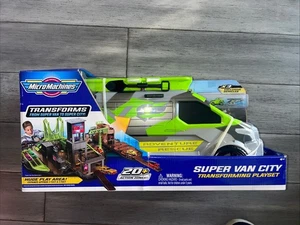 Micro Machines Super Van City 3 Exclusive Vehicles Transforming Playset - Picture 1 of 6