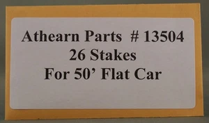 Athearn Parts - 50' Flat Car Stakes - Part # 13504 - Picture 1 of 2