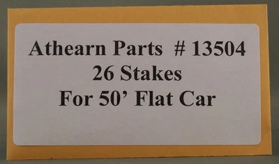 Athearn Parts - 50' Flat Car Stakes - Part # 13504 - Image 1 of 2