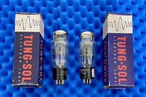 TWO NOS Tung Sol Chatham 5998 Vacuum Tubes / Amplitrex Tested / Domino Plates - Picture 1 of 24