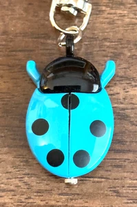 Vintage Lady's BLUE LADYBUG PENDANT WATCH + 16" Removable  Chain - Picture 1 of 11