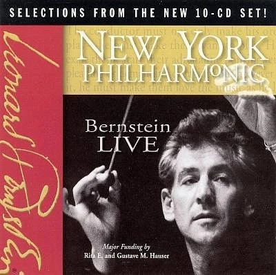 LEONARD BERNSTEIN - Bernstein Live At The New York Philharmonic - CD - *NEW* - Image 1 of 1