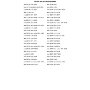 Tusk Chain Guide Red For Beta 500 RS 2015-2016,2024 - Picture 1 of 8