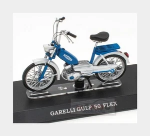 1:18 Edicola Garelli Gulp 50 Flex Blue Silver AHMSM003 Modellino - Foto 1 di 2