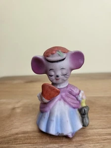 Vintage Mouse Figurine MICE Matte finish Miniature Anthropomorphic - Picture 1 of 8