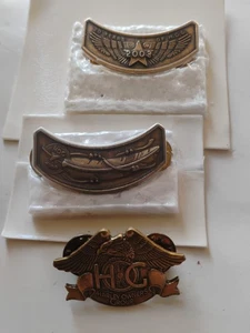 Lot Of 3 Harley Owners Group Pins 1983, 2003, 2005 - Picture 1 of 5