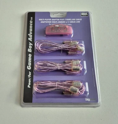 NEW Big Ben Nintendo Game Boy Advance GBA Multi-Player Adaptor + 3 Link Cables - Image 1 of 2
